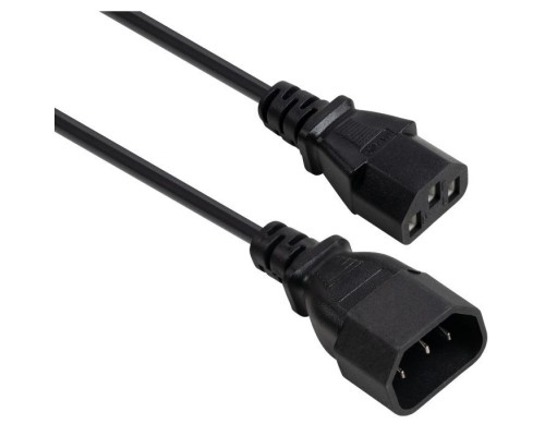 Кабель живлення C13 to C14 1.8m 0.75mm2 copper Vinga (VYPCC13141875CU)