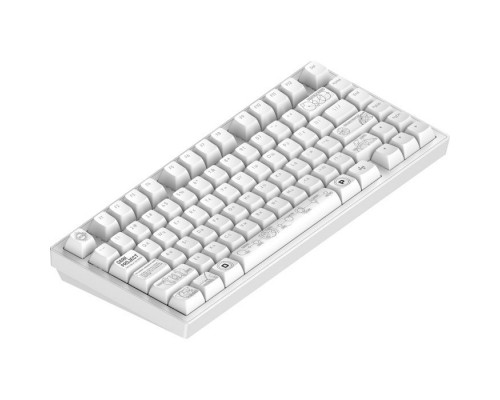 Клавіатура Dark Project ALU81 Terra Nova PBT RGB Mech G3MS Moonstone White (DPKB_NOVA_81_ANSI_WHITE_UA)
