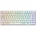 Клавіатура Dark Project ALU81 Terra Nova PBT RGB Mech G3MS Moonstone White (DPKB_NOVA_81_ANSI_WHITE_UA)