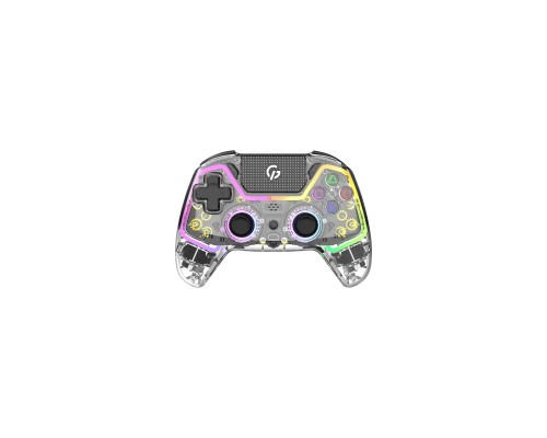 Геймпад GamePro GPS13T BT 5.3/USB/PC/iOS/Android/PS3/PS4 RGB Transparent (GPS13T)