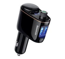 FM модулятор Baseus FM Launcher Locomotive 3.4 A 2 USB (CCHC000001)