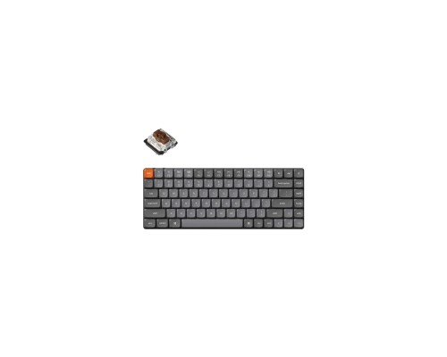 Клавіатура Keychron K3 Max Gateron MX 2.0 Brown QMK Hot-swap RGB Wireless/Bluetooth/USB UA Black (K3MH3_KEYCHRON)