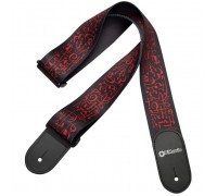 Ремінь для гітари DiMarzio Steve Vai Print Art Strap Black (DD3143)