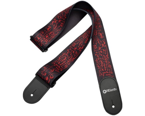 Ремінь для гітари DiMarzio Steve Vai Print Art Strap Black (DD3143)