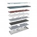 Клавіатура MONTECH MK105FR Full size FR USB UA Gray (MK105FR)