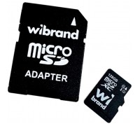 Карта пам'яті Wibrand 128GB microSD class 10 (WICDHU1/128GB-A)