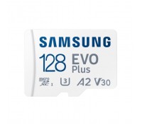 Карта пам'яті Samsung 128GB microSD class 10 UHS-I U3 V30 A2 EVO Plus (MB-MC128SA/EU)