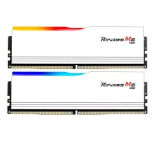 Модуль пам'яті для комп'ютера DDR5 32GB (2x16GB) 6400 MHz Ripjaws M5 RGB Matte White G.Skill (F5-6400J3239G16GX2-RM5RW)
