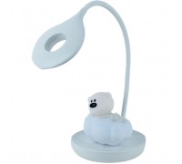Настільна лампа Kite Cloudy Bear LED з акумулятором, блакитна (K24-493-2-3)