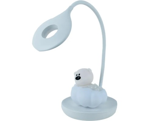 Настільна лампа Kite Cloudy Bear LED з акумулятором, блакитна (K24-493-2-3)