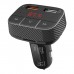 FM модулятор Promate SmarTune 2+ BLUETOOTH 5.0 USB QC 3.0 AUX/SD/USB BLACK (smartune-2+.black)