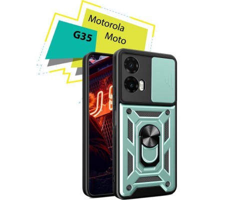 Чохол до мобільного телефона BeCover Military Motorola Moto G35 Dark Green (713091)