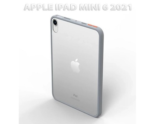 Чохол до планшета BeCover Transparancy Shell Edge Gray BeCover Apple iPad Mini 6 2021 (712927)