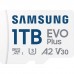 Карта пам'яті Samsung 1TB microSDXC Class UHS-I U3 V30 A2 EVO Plus + SD Adapter (MB-MC1T0SA/EU)
