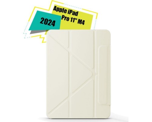Чохол до планшета BeCover Ultra Slim Origami Magnetic Apple iPad Pro 11" M4 2024 Beige (712961)