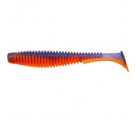 Силікон рибальський FishUP U-Shad 4" 207 - Dark Violet/Orange (8шт/уп) (1864.11.24)