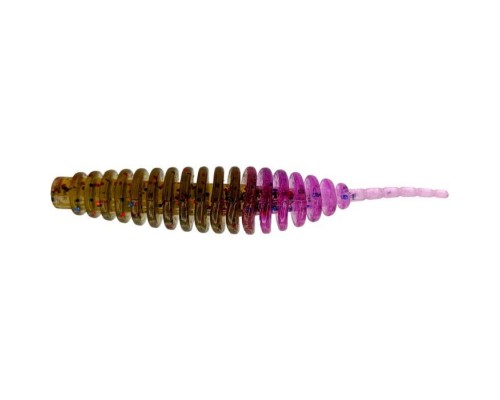 Силікон рибальський FishUP Tanta 2" 249 - Green Pumpkin/Violet (9шт/уп) (1864.11.03)