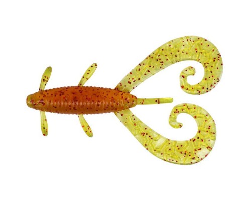 Силікон рибальський Reins G-Tail Twin 2" 566 Motor Oil Red Flake (10 шт/уп.) (1552.06.63)