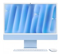 Комп'ютер Apple 24" iMac Retina 4.5K / Apple M4 (10-c/CPU, 10-c/GPU), 16, 256, Silver (MWV13UA/A)