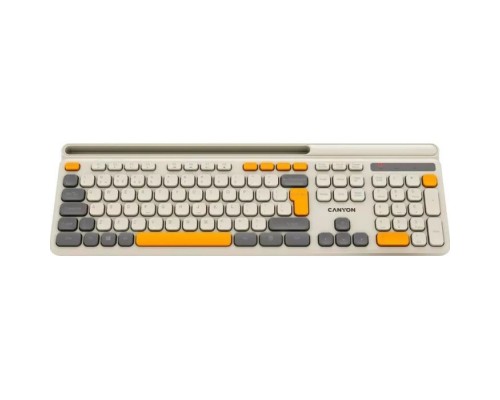 Клавіатура Canyon HKB-W03 Wireless UA Beige (CNS-HKBW03BG)