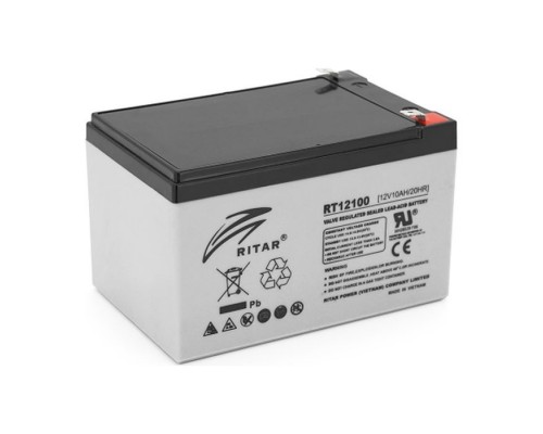 Батарея до ДБЖ Ritar AGM RT12100, 12V-10Ah (RT12100)