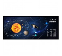 Килимок для мишки Gembird MP-SOLARSYSTEM-XL-01 Black (MP-SOLARSYSTEM-XL-01)