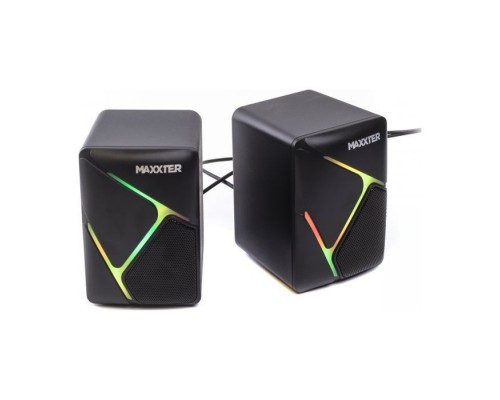 Акустична система Maxxter CSP-U004RGB USB Black (CSP-U004RGB)