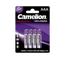 Батарейка Camelion AAA LR03 Ultra Alkaline * 4 (LR03-BP4UT)