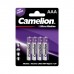 Батарейка Camelion AAA LR03 Ultra Alkaline * 4 (LR03-BP4UT)