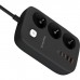 Мережевий фільтр живлення ColorWay CW-CHE34PDB 3 роз/4USB GaN3 Pro (CW-CHE34PDB)