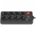 Мережевий подовжувач REAL-EL RS-PROTECT 805 1.8m, black (EL122300042)