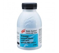 Тонер HP/Canon MPTCOL OS3 40г cyan (фасовка) Static Control (MPTCOL-40B-COS3-P)