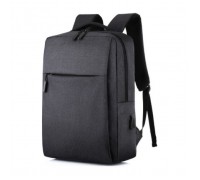 Рюкзак для ноутбука Merlion 14" YT-B14-USB-BL 32х11х41 см Black (34411)