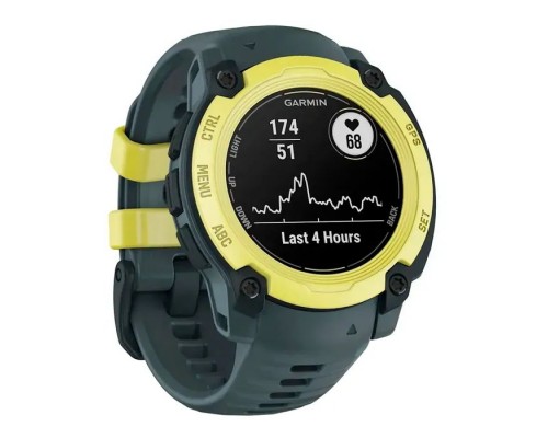 Смарт-годинник Garmin Instinct E, 40 mm, Electric Lime Bezel w/ Twilight Band, GPS смарт-годинник (010-02932-01)