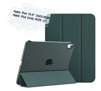 Чохол до планшета BeCover Tri Fold Hard Apple iPad 10.9" (2022/2024)/iPad (А16) 2025 11" Dark Green (713319)