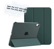 Чохол до планшета BeCover Tri Fold Hard Apple iPad 10.9" (2022/2024)/iPad (А16) 2025 11" Dark Green (713319)
