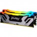 Модуль пам'яті для комп'ютера DDR5 48GB (2x24GB) 8400 MHz Renegade RGB Silver XMP Kingston Fury (ex.HyperX) (KF584CU40RSAK2-48)