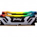 Модуль пам'яті для комп'ютера DDR5 48GB (2x24GB) 8400 MHz Renegade RGB Silver XMP Kingston Fury (ex.HyperX) (KF584CU40RSAK2-48)