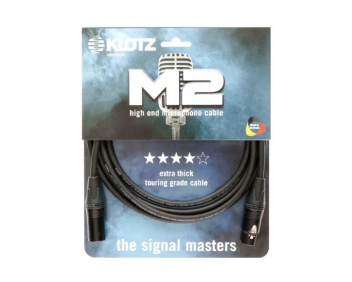 Мікрофонний кабель Klotz M2 Superior Microphone Cable 1 m (228276)