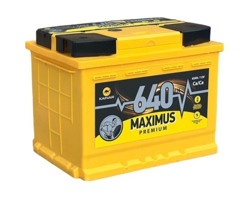 Акумулятор автомобільний KAINAR PREMIUM 50Ah (+/-) (450EN) (050 231)