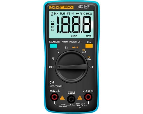 Цифровий мультиметр ANENG AN8004, V, A, R (AN8004)