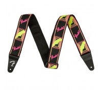 Ремінь для гітари Fender Strap 2" Neon Monogrammed Yellow Pink (232337)