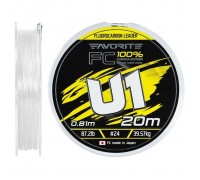 Флюорокарбон Favorite U1 FC 20m 24/0.81mm 87.2lb/39.57kg (1693.12.02)