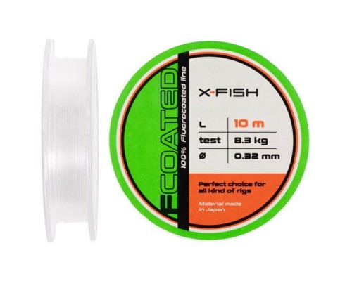 Флюорокарбон X-Fish FCoated 10m 0.32mm 8.3kg (1917.01.29)