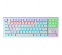Клавіатура Aula F3032 White keycaps plus 21 Yellow keys KRGD Brown USB UA White (6948391201757)