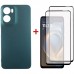 Чохол до мобільного телефона Dengos Motorola G05 Soft + glass 2pcs (Green) (DG-CTG2P-18)