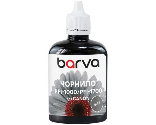 Чорнило Barva Canon PFI-1000/PFI-1700 100ml GY, pigment (C1700-980)
