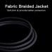 Кабель мультимедійний 3.5mm M to 3.5mm F 1.0m black Vention (BHBBF)