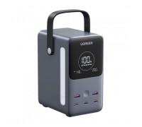 Батарея універсальна Ugreen 48000mAh 300W PD/3.1, зарядка 140W, Led лампа (25286)