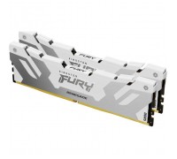 Модуль пам'яті для комп'ютера DDR5 48GB (2x24GB) 8000 MHz Renegade White/Silver Kingston Fury (ex.HyperX) (KF580C38RWK2-48)